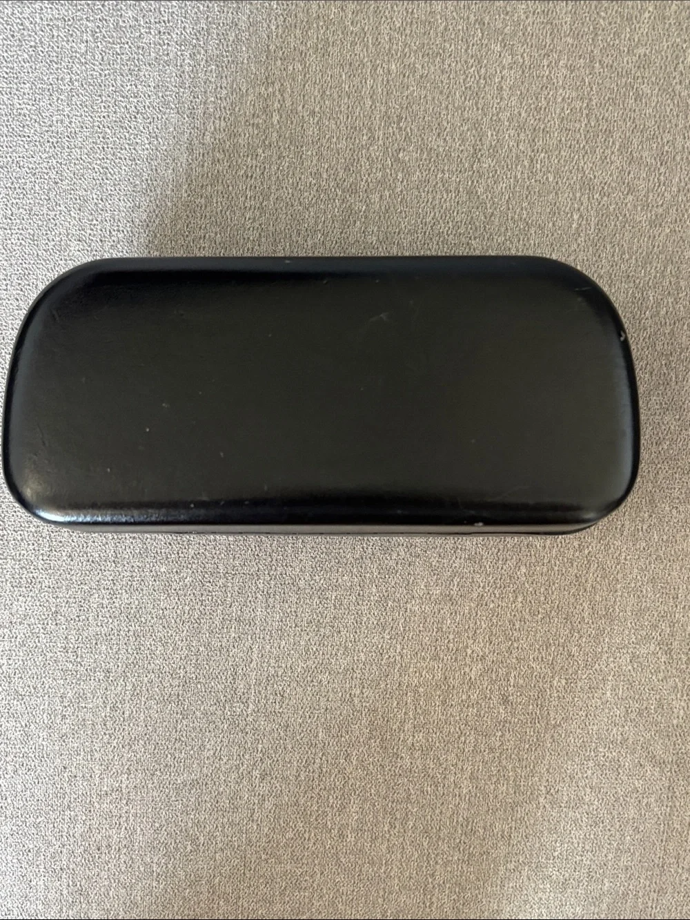 COACH Black Hard Shell Eyewear Case with Embossed Logo